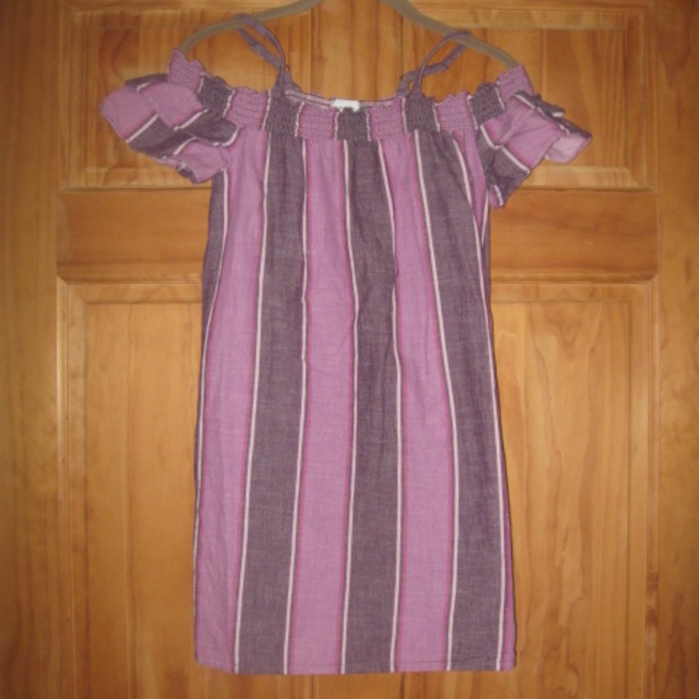 5/$30 Girls Cat & Jack Purple Cold Shoulder Dress